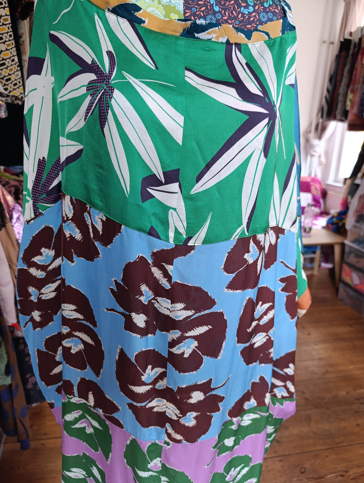 Big flowers long dress - PAULINA'S FRIENDS