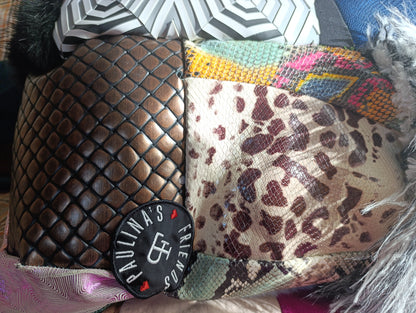 Big leather pillow - PAULINA'S FRIENDS