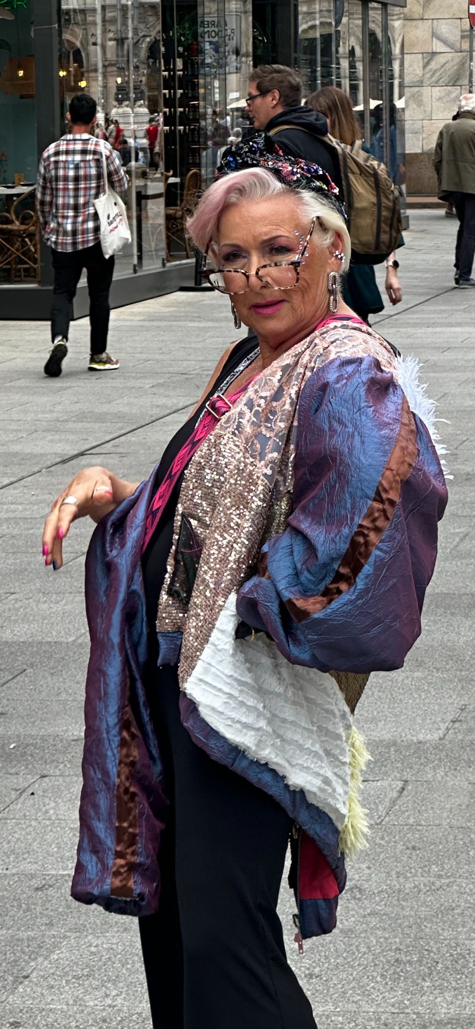 Holo lace sequins bomber - PAULINA'S FRIENDS