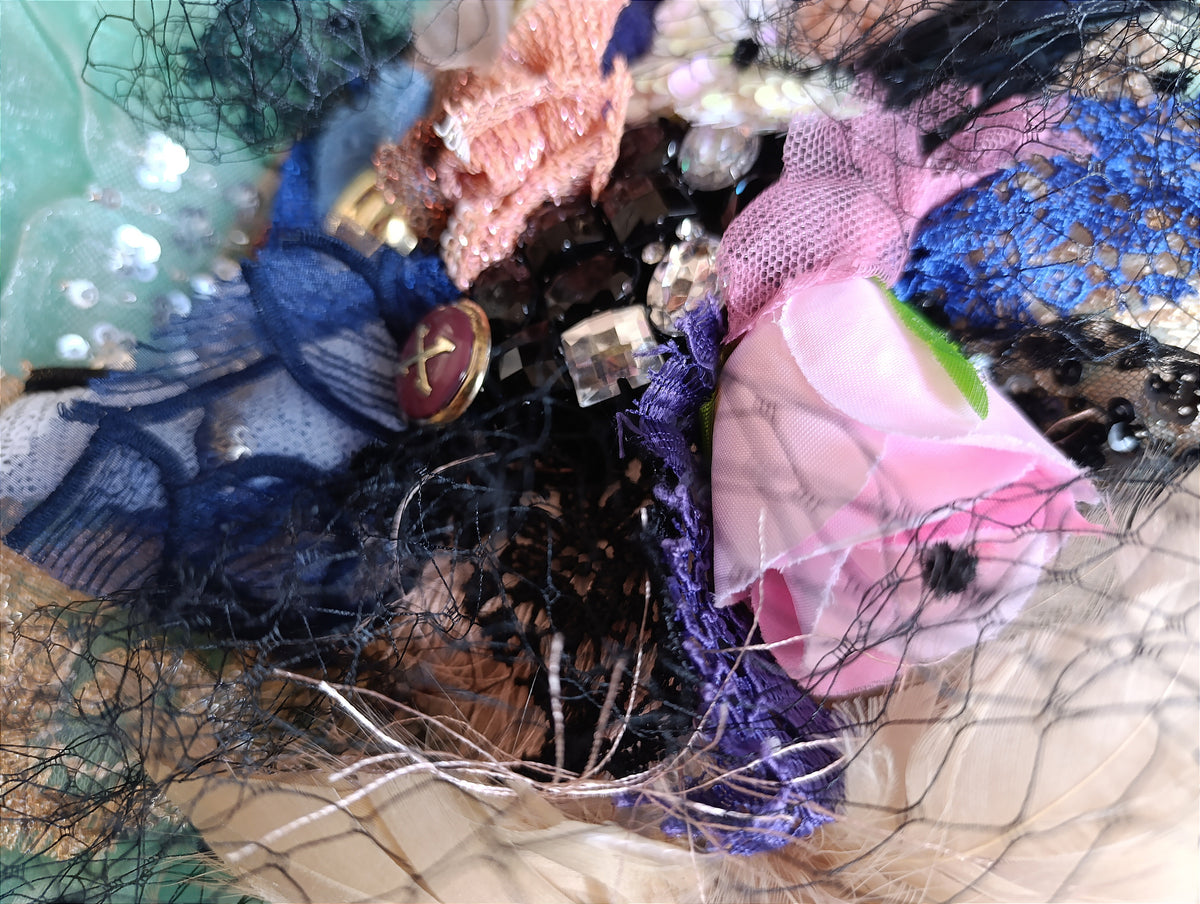 Horse racing avantgarde hat - PAULINA'S FRIENDS