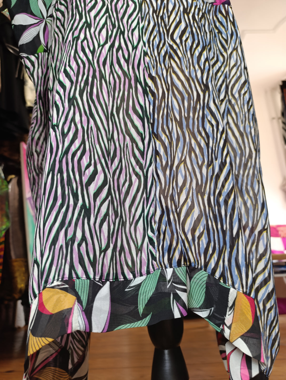 Zebra Flowers long dress - PAULINA'S FRIENDS