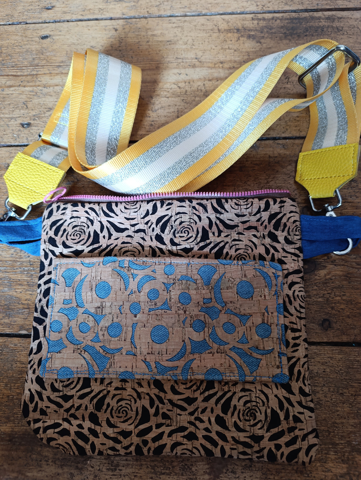 Geommetrical yellow bag - PAULINA'S FRIENDS