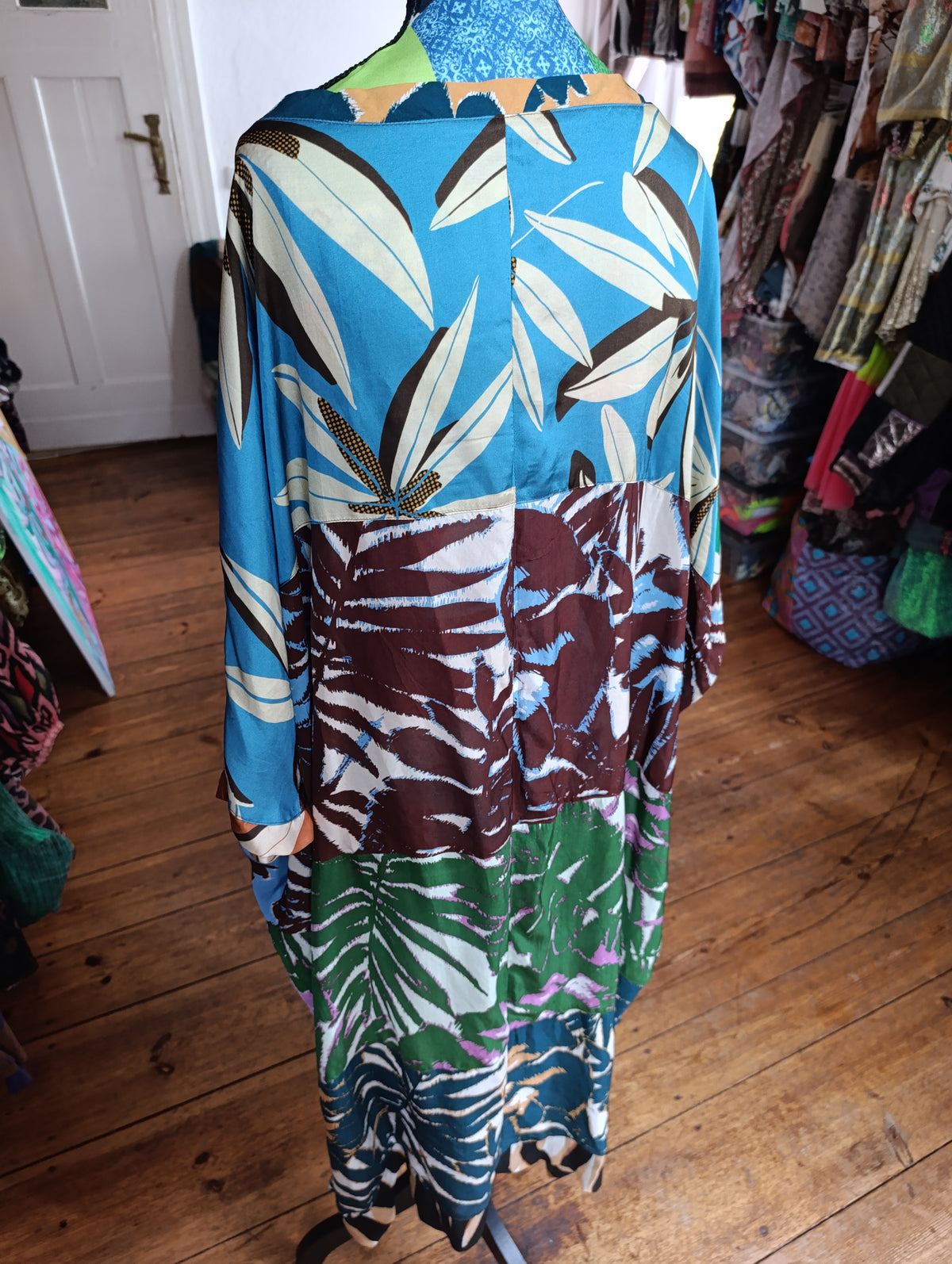 Big flowers long dress - PAULINA'S FRIENDS