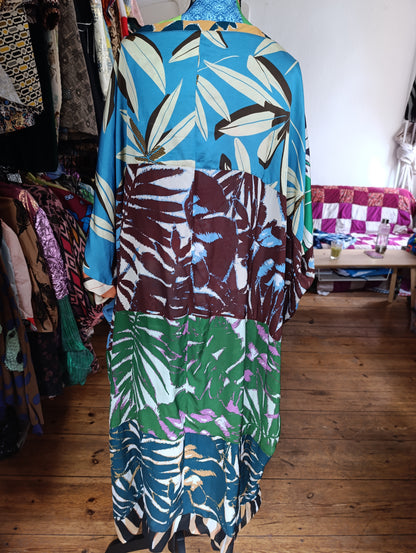 Big flowers long dress - PAULINA'S FRIENDS